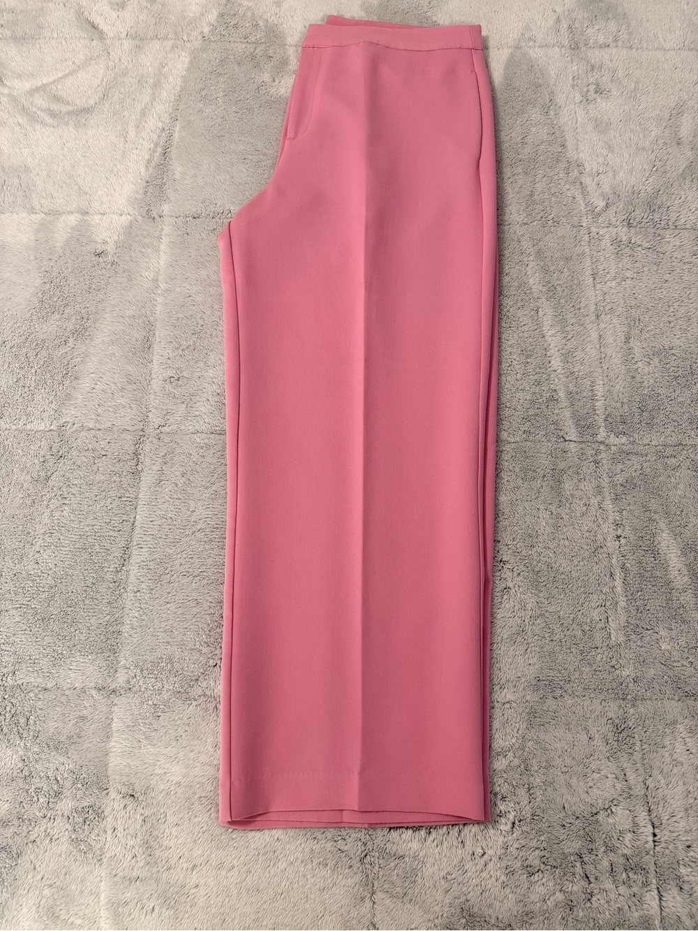 ELOQUII Pink Wide Leg Stretch Trouser Pants Size 16 Plus